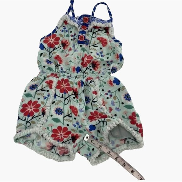 Matilda Jane Tug Of War Romper Floral Toddler Girls Size 4 Clean smoke free home - Picture 4 of 10